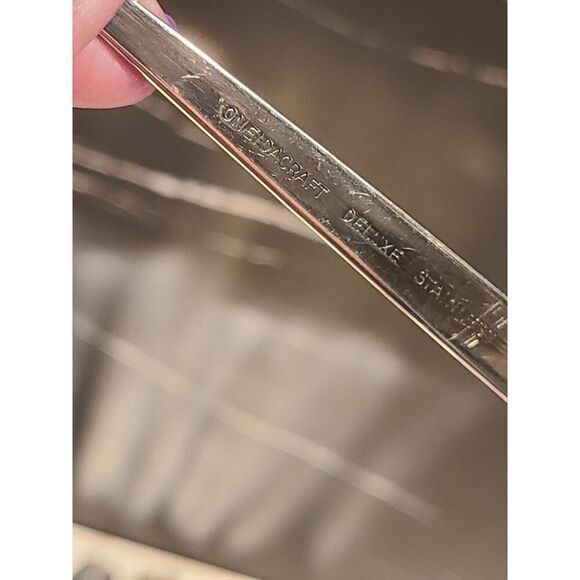 Oneidacraft Deluxe Stainless Capistrano Rose Floral Lot 74 Pieces Incl Serving - Picture 12 of 14